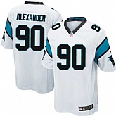 Nike Men & Women & Youth Panthers #90 Alexander White Team Color Game Jersey,baseball caps,new era cap wholesale,wholesale hats